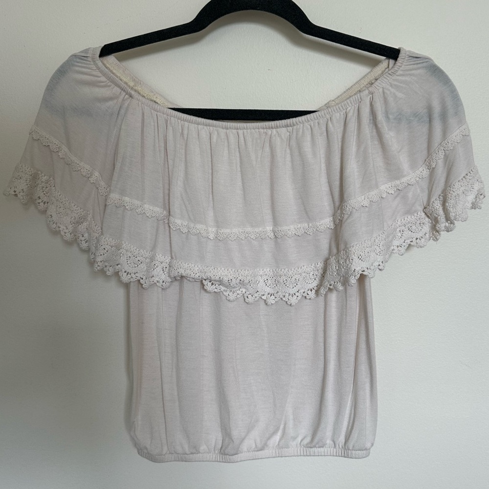 Off-the-shoulder Boho Top
